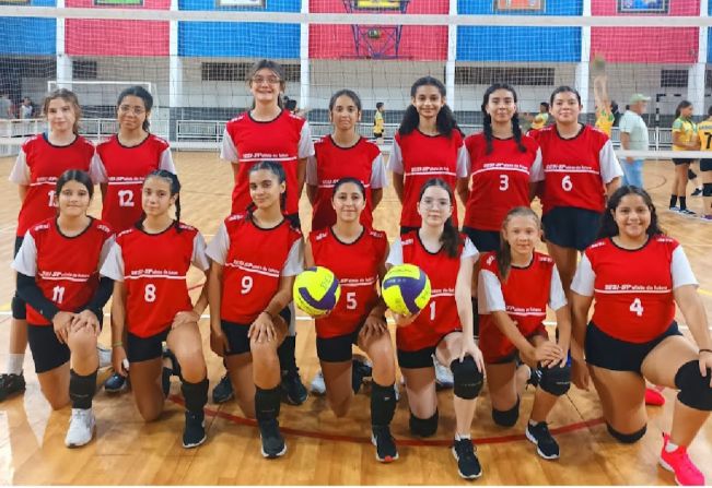 Voleibol Feminino Sub 14 sagrou-se Campeão do Primeiro Quadrangular na cidade de Quatá
