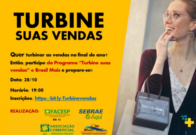 Turbine Suas Vendas será tema de evento gratuito do Sebrae-SP