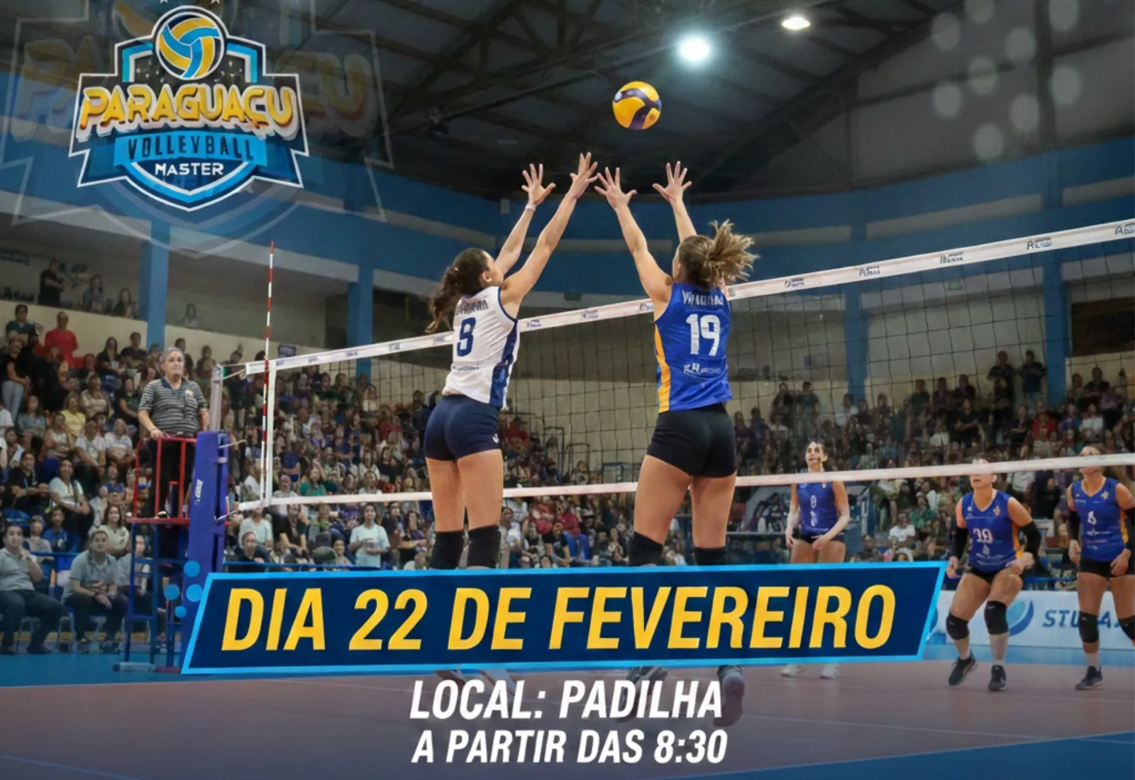 Paraguaçu Paulista sedia I Torneio Regional de Vôlei Feminino Master neste fim de semana