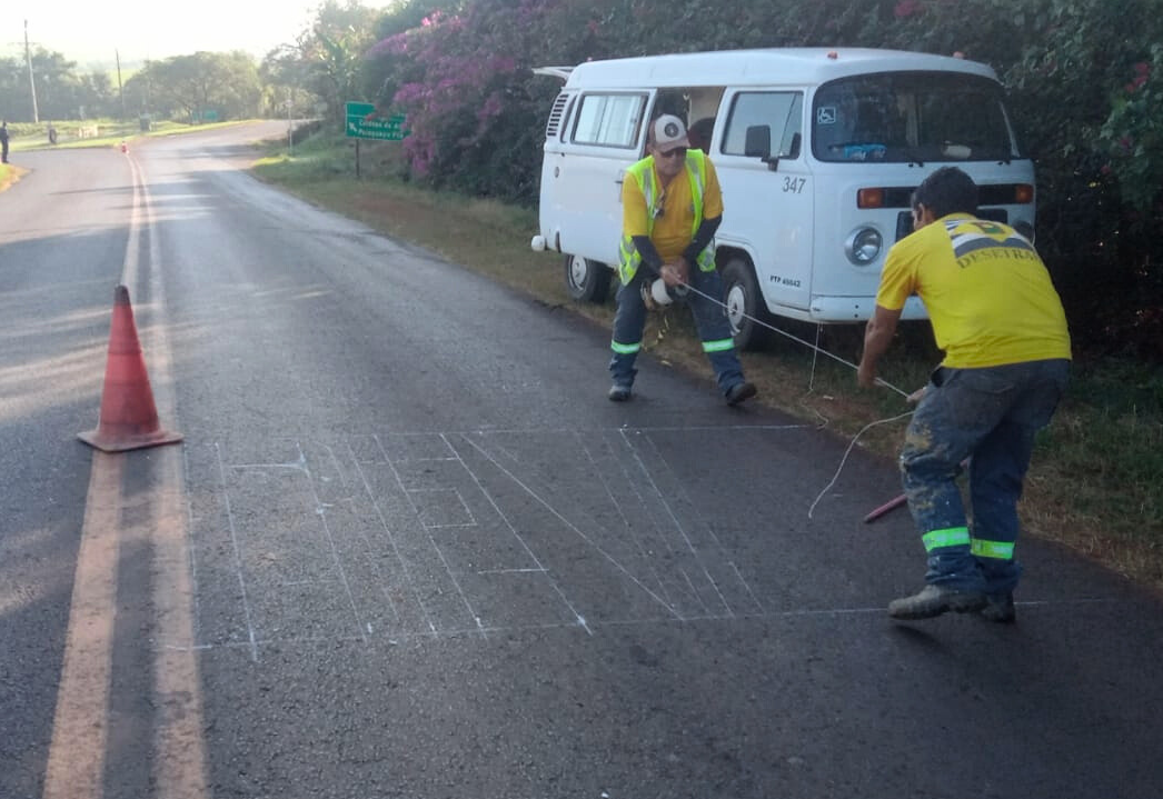 Trevo de Roseta recebe revitalização completa da sinalização para mais segurança no trânsito