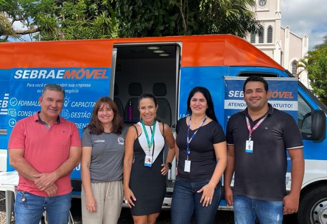 Sebrae Aqui comemora seis anos em Paraguaçu com a presença da Unidade Móvel
