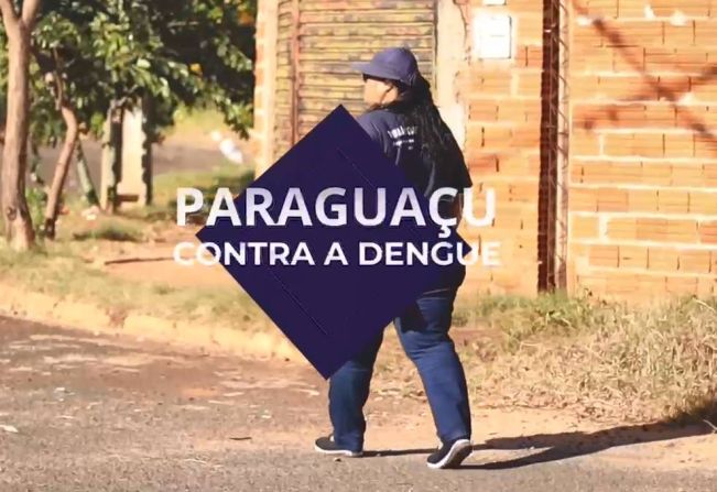 PARAGUAÇU CONTRA A DENGUE - Agentes de endemias realizam Bloqueio e Controle de Criadouros 