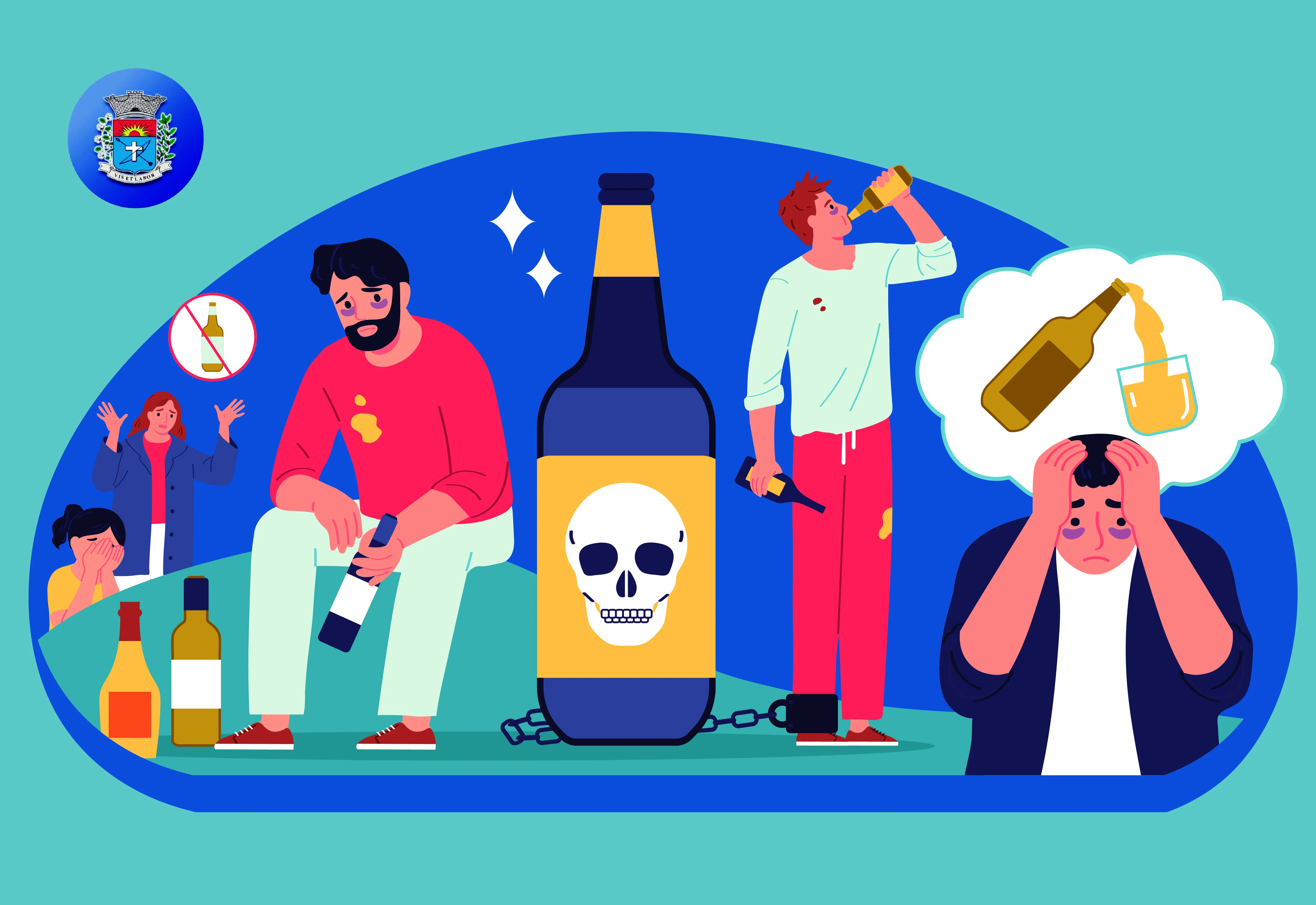 Dia Nacional de Combate às Drogas e ao Álcool: Secretaria de Saúde Alerta para o Aumento do Consumo Abusivo