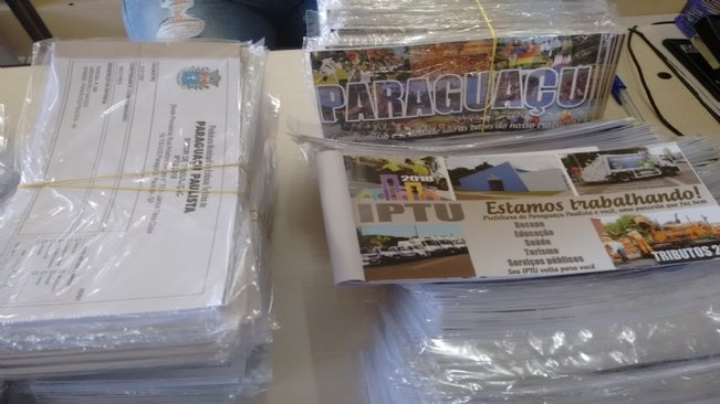 Prefeitura de Paraguaçu começa a notificar moradores para pagamento do IPTU