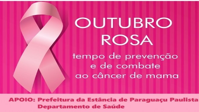 Saúde realiza Semana Rosa, de 15 a 19 de outubro