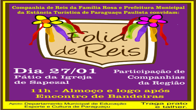 Neste sábado tem Folia de Reis em Sapezal