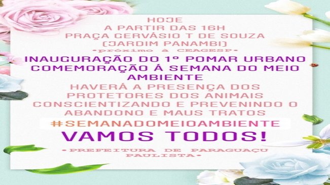 Projeto Pomar Urbano será lançado hoje, dia 6