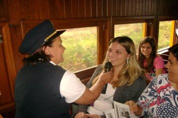 Foto - PASSEIO DO TREM TURÍSTICO DIA 09 DE MAIO - DOMINGO - DIA DAS MÃES