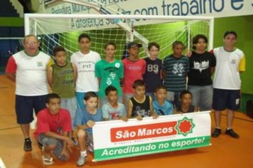 Foto - APRESENTAÇÃO EQUIPES DE FUTSAL CATEGORIA MENORES DE 2010