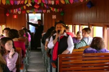 Foto - PASSEIO DO TREM TURÍSTICO DIA 10 DE JULHO - SÁBADO