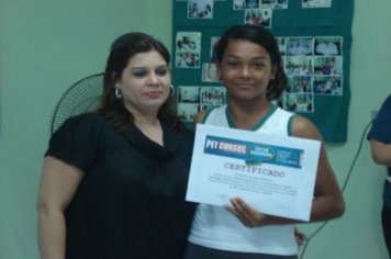 Foto - Formatura do curso de Atendentes do CRAS