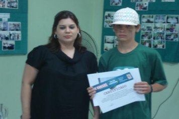 Foto - Formatura do curso de Atendentes do CRAS