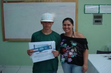 Foto - Formatura do curso de Atendentes do CRAS