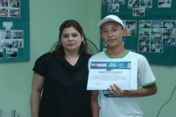 Foto - Formatura do curso de Atendentes do CRAS