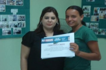 Foto - Formatura do curso de Atendentes do CRAS