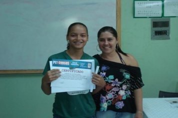 Foto - Formatura do curso de Atendentes do CRAS