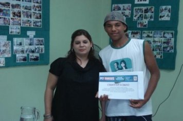 Foto - Formatura do curso de Atendentes do CRAS