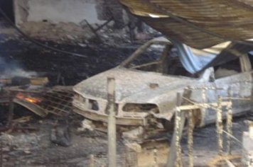 Foto - Incêndio no centro da cidade