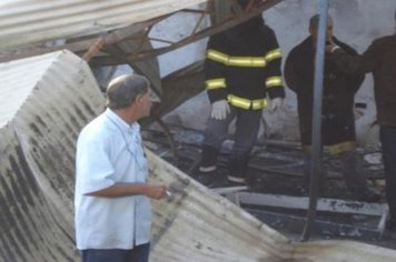 Foto - Incêndio no centro da cidade