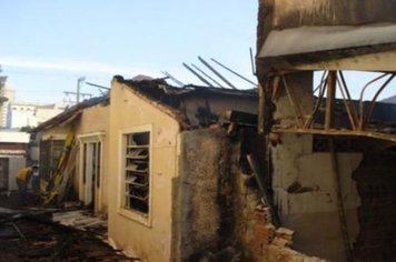 Foto - Incêndio no centro da cidade