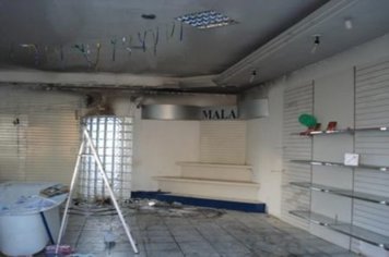 Foto - Incêndio no centro da cidade