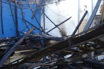 Foto - Incêndio no centro da cidade