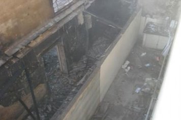 Foto - Incêndio no centro da cidade