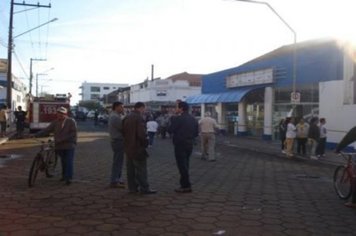 Foto - Incêndio no centro da cidade