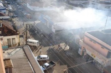 Foto - Incêndio no centro da cidade