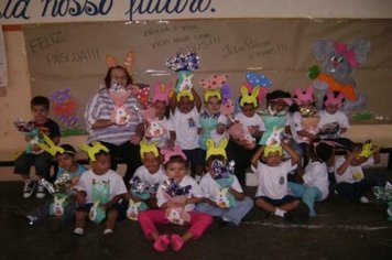 Foto - Páscoa na rede municipal de Educação