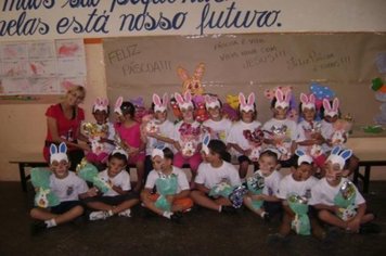 Foto - Páscoa na rede municipal de Educação