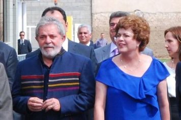 Foto - Entrega da SAMU ao prefeito Ediney em Tatuí