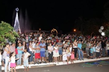 Foto - Chegada do Papai Noel - Fonte Luminosa