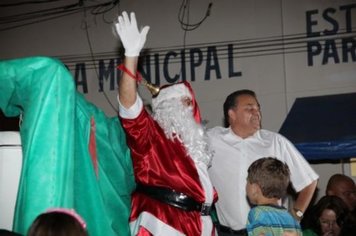 Foto - Chegada do Papai Noel - Fonte Luminosa
