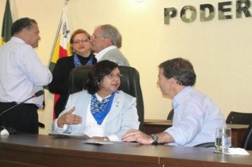 Foto - Visita do Deputado Edson Aparecido