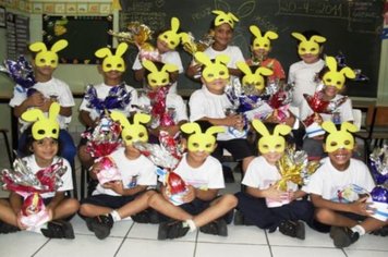 Foto - Páscoa na rede municipal de Educação