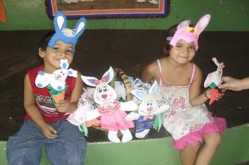 Foto - Páscoa na rede municipal de Educação