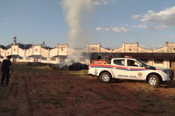 Defesa Civil atende ocorrência de incêndio em mato em Paraguaçu e faz alerta para tempo seco
