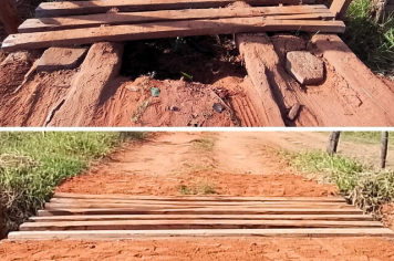 Secretaria de Obras garante segurança no trajeto escolar com manutenção de mata-burro na Água do Sapé