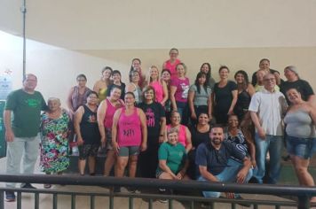 Departamento de Esporte e Lazer se reúne com grupo de Zumba Fitness do Ginásio Feijão