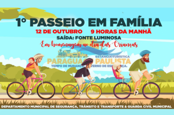 Dia 12 tem passeio ciclístico do Dia das Crianças
