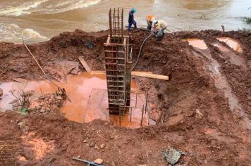 Retomada a obra de reconstrução da Ponte da Roseta