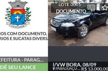 Prazo para lances no leilão da Prefeitura encerra nesta sexta