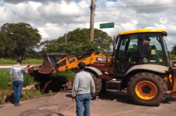 Obras de ampliação da drenagem  no final da Sete de Setembro são iniciadas