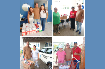 Departamento Municipal de Esportes e Lazer destina litros de leite arrecadados a entidades assistenciais