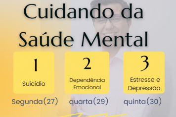 Série de vídeos vai abordar saúde mental