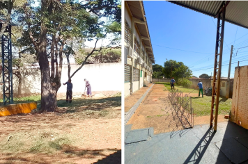 Escolas GEP e Helena Wirgues recebem mutirão de limpeza em Paraguaçu Paulista