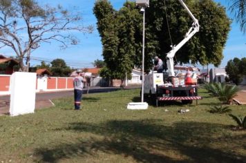 Vinte e três praças de Paraguaçu recebem iluminação de LED