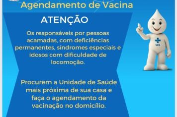Vacina contra a gripe: Unidades abrem agendamento para vacina domiciliar 