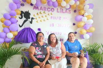 'Março Lilás' é realizada com homenagem às mulheres, café da manhã e testes rápidos, no CEM